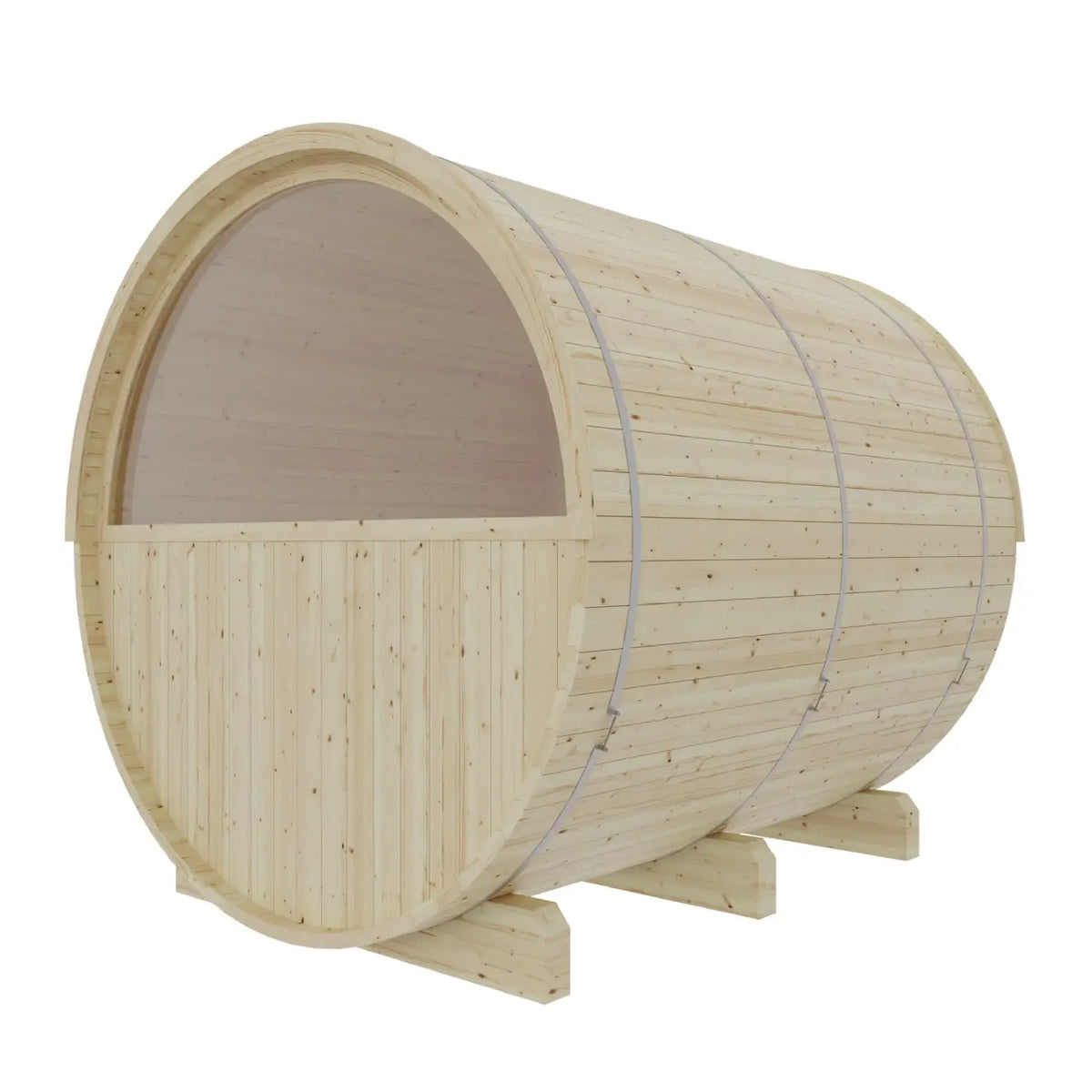 Finnish Sauna Builders - Tampere Finnish Barrel Sauna with WiFi Heater