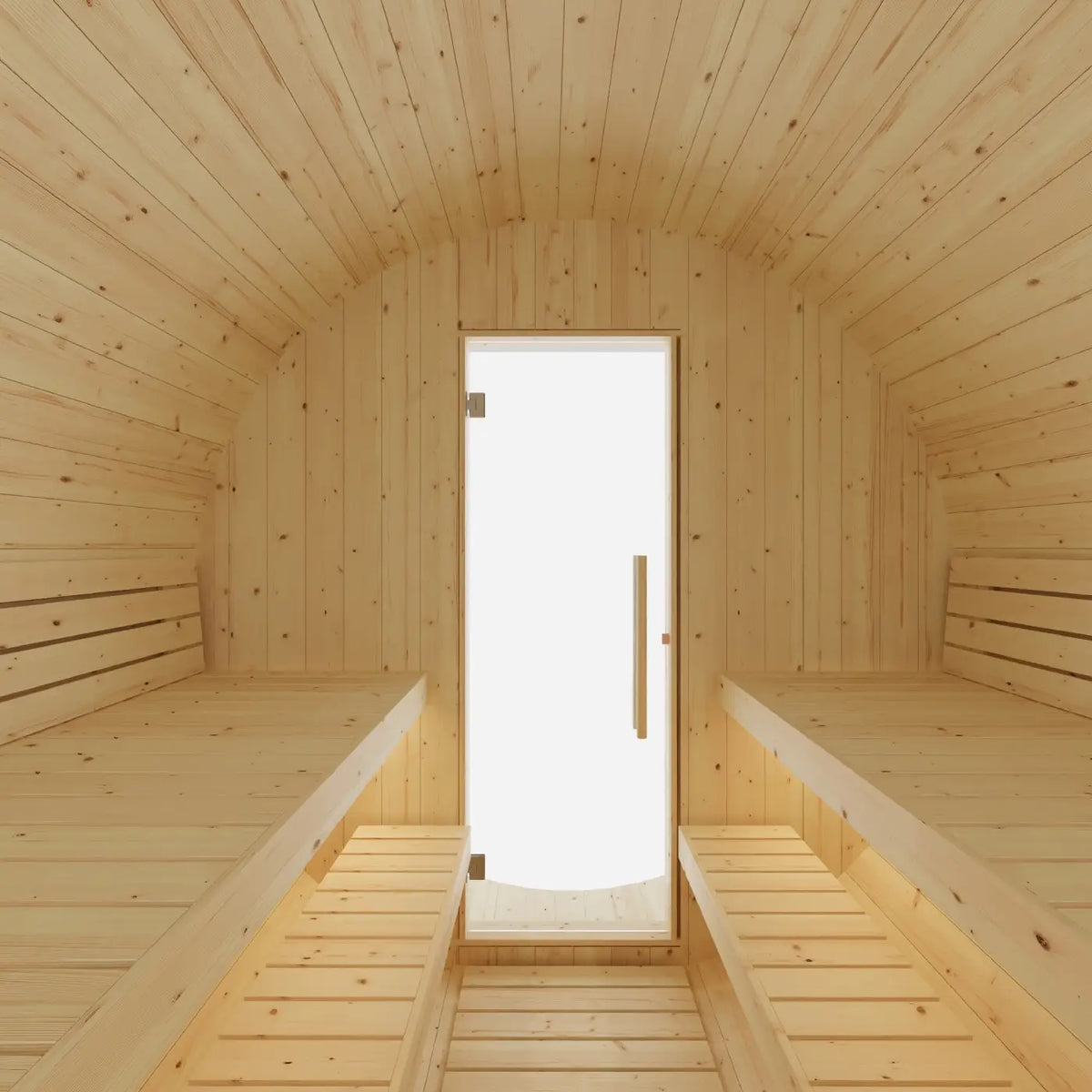 Finnish Sauna Builders - Tampere Finnish Barrel Sauna with WiFi Heater