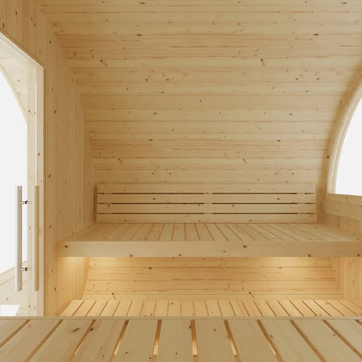 Finnish Sauna Builders - Tampere Finnish Barrel Sauna with WiFi Heater