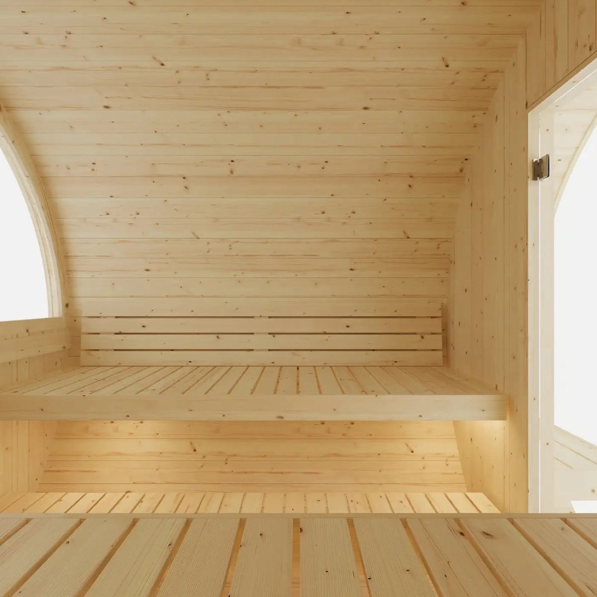 Finnish Sauna Builders - Tampere Finnish Barrel Sauna with WiFi Heater