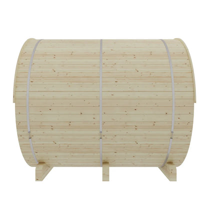 Finnish Sauna Builders Vassa Finnish Barrel Sauna with WiFi Heater - Finnish Sauna Builders