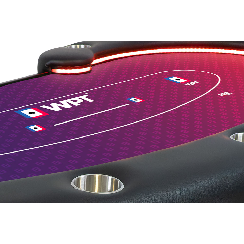WPT x BBO Lumen HD, Oval Poker Table