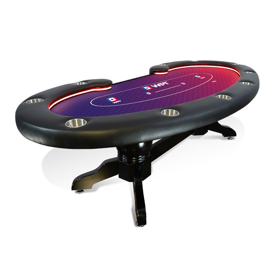 WPT x BBO Lumen HD, Oval Poker Table