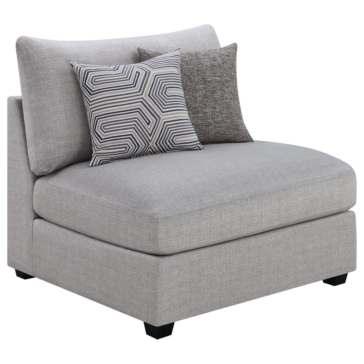 Unique Piece Furniture - Cambria 6-piece Upholstered Modular Sectional Sofa Grey