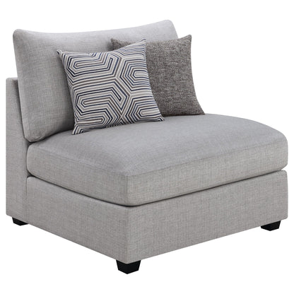 Unique Piece Furniture - Cambria 6-piece Upholstered Modular Sectional Sofa Grey