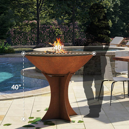Arteflame Classic 40" Grill — Tall Euro Base