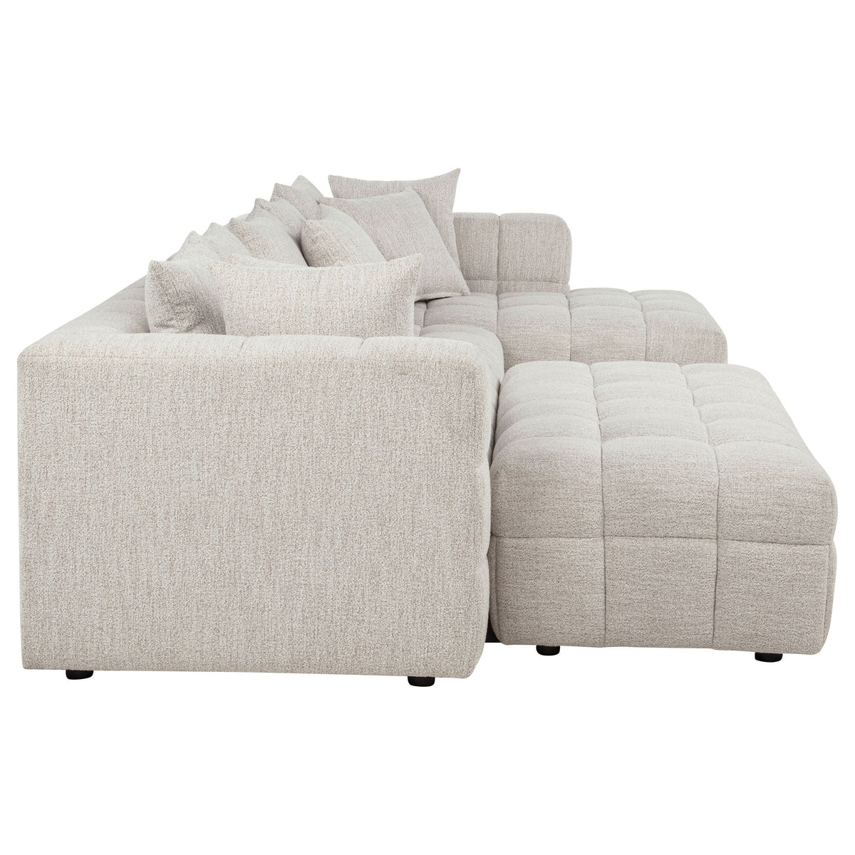 Unique Piece Furniture Amara 4-Piece Upholstered Sectional Sofa
