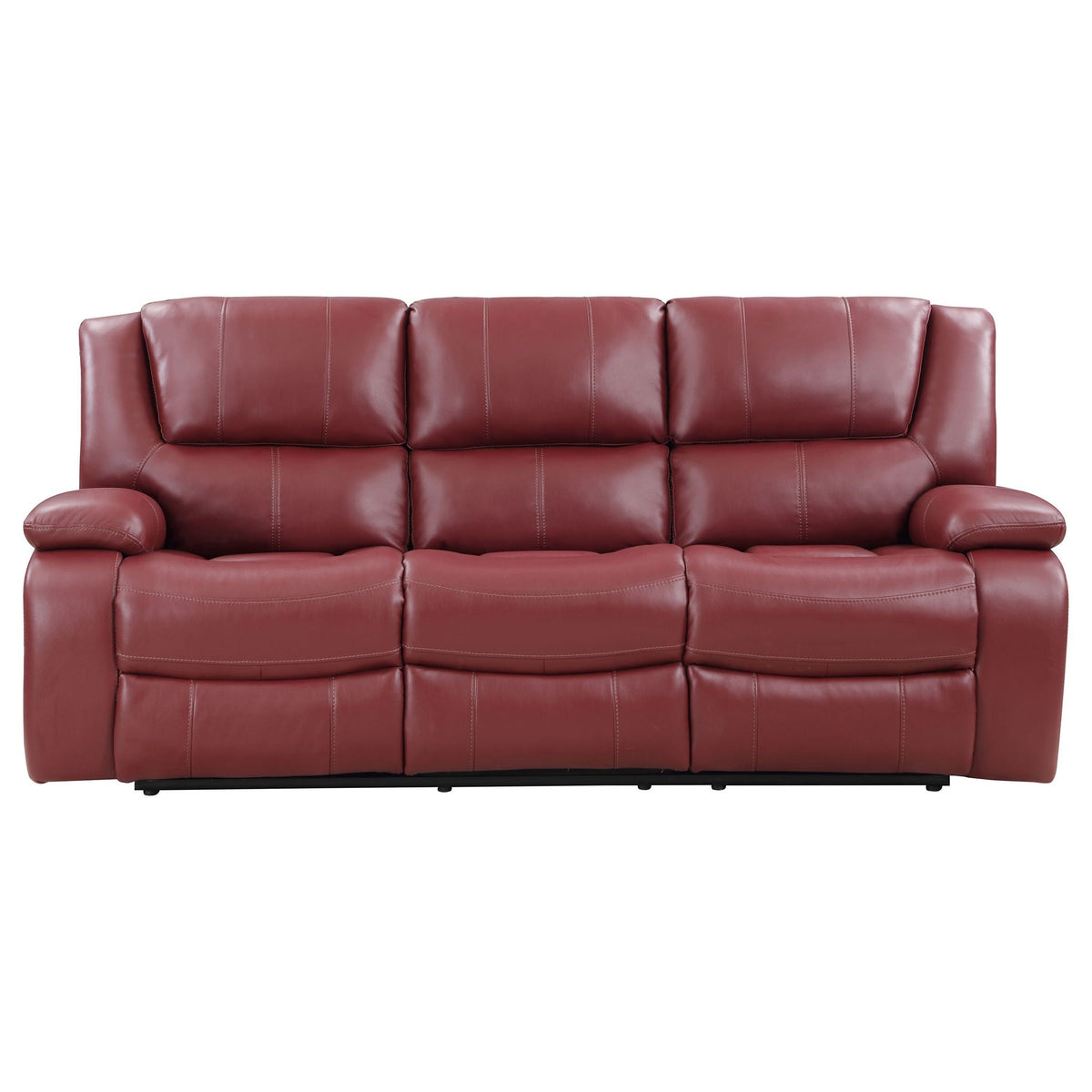 Unique Piece Furniture - Camila 2-piece Upholstered Reclining Sofa Set Red