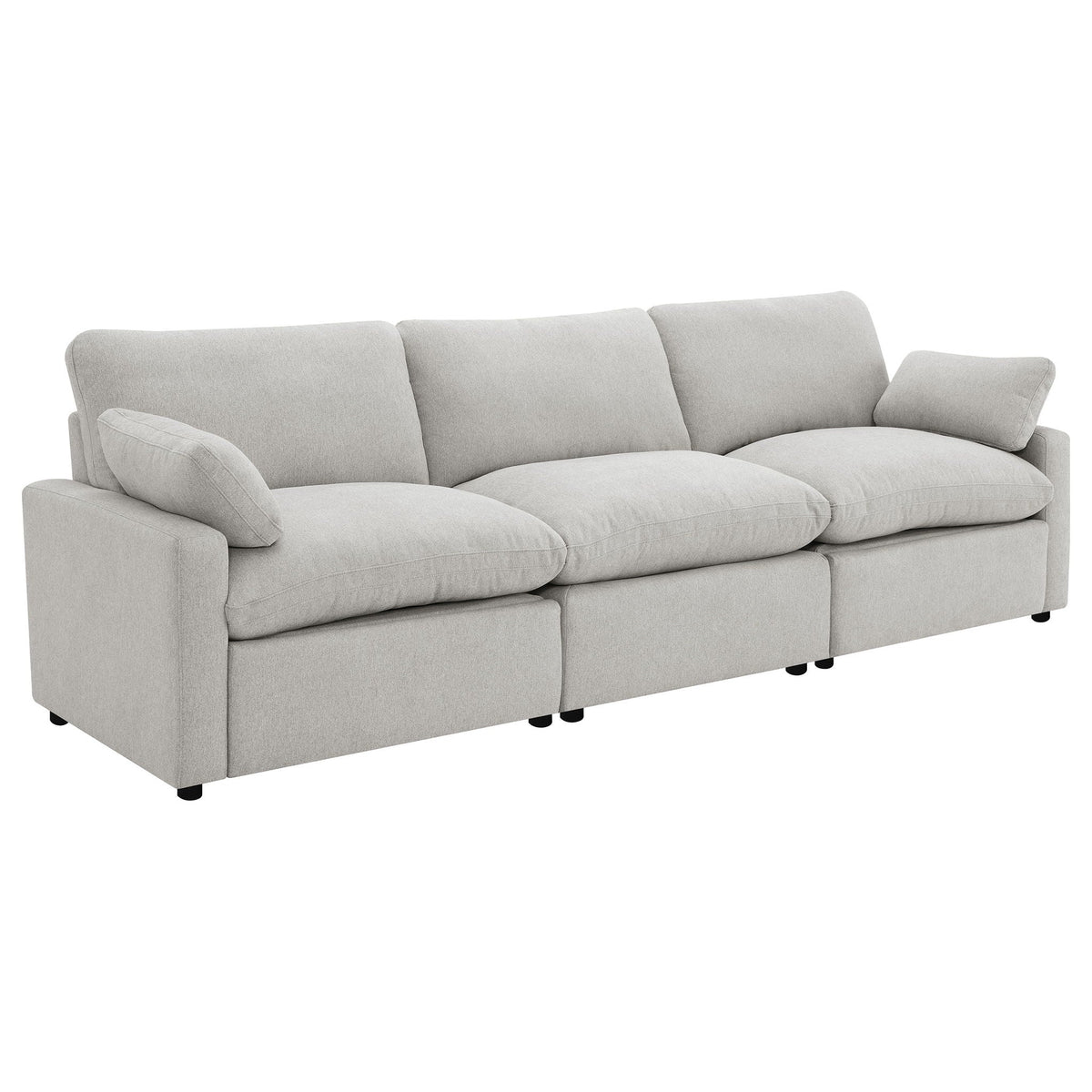Unique Piece Furniture - Collins Modular Power Sofa Grey