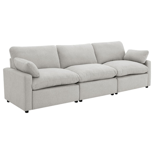 Unique Piece Furniture - Collins Modular Power Sofa Grey