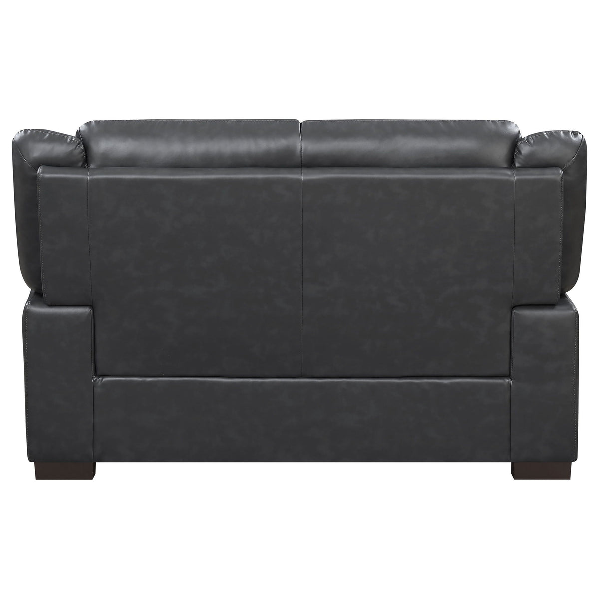 Unique Piece Furniture Arabella 2-piece Upholstered Padded Arm Sofa Set Grey