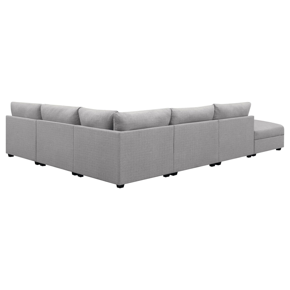 Unique Piece Furniture - Cambria 6-piece Upholstered Modular Sectional Sofa Grey