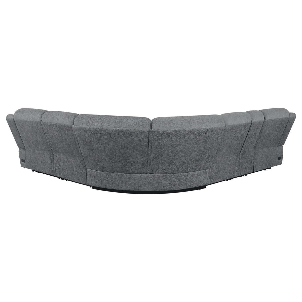 Unique Piece Furniture - Bahrain 6-piece Modular Power Reclining Sectional Charcoal