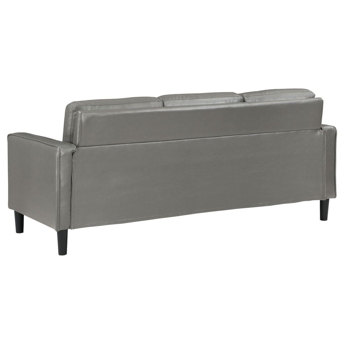 Unique Piece Furniture - Ruth 2-piece Upholstered Track Arm Sofa Set Grey