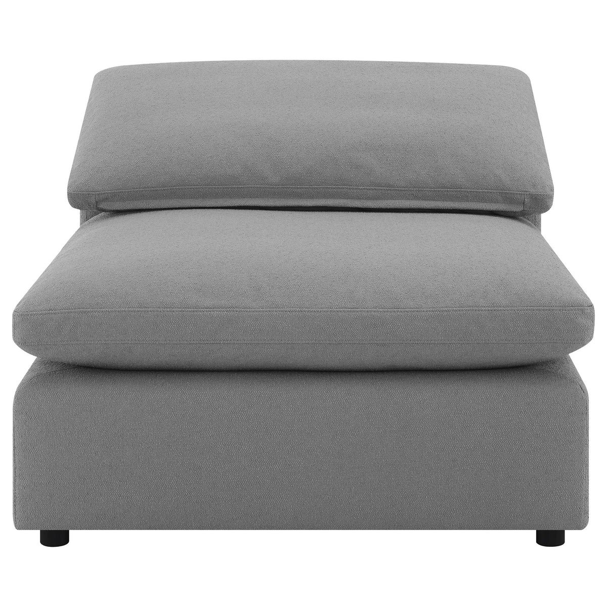 Unique Piece Furniture - Raleigh 5-piece Boucle Upholstered Modular Sectional Grey