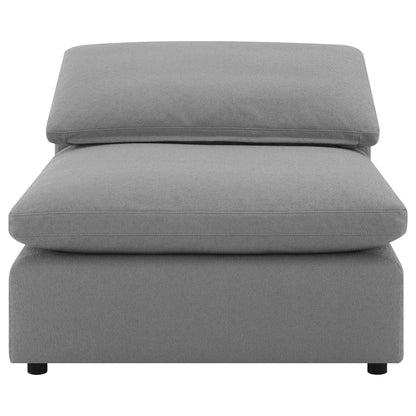 Unique Piece Furniture - Raleigh 5-piece Boucle Upholstered Modular Sectional Grey