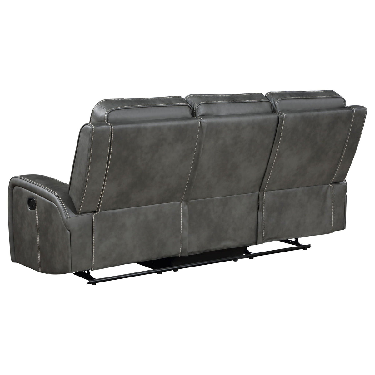 Unique Piece Furniture - Raelynn 2-piece Upholstered Reclining Sofa Set Grey