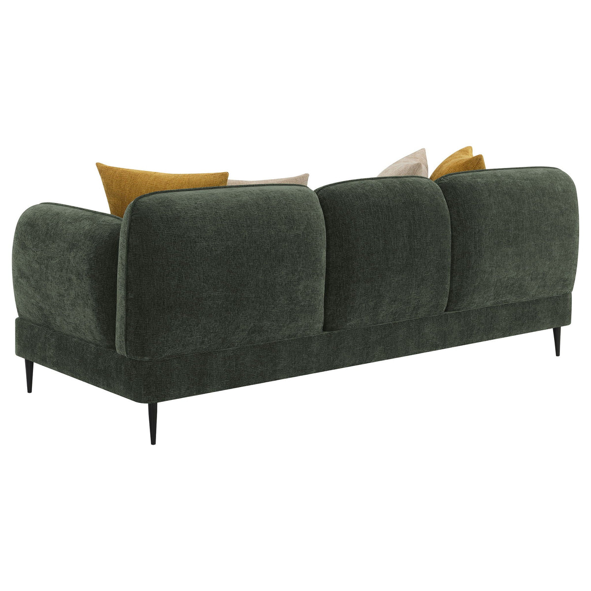 Unique Piece Furniture - Jade 2-piece Chenille Upholstered Sofa Set Green