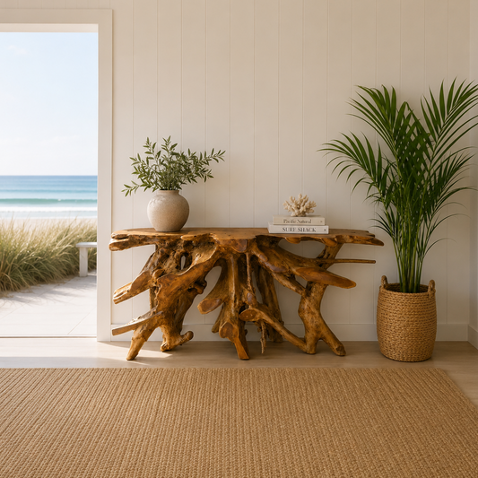 The Broward Design Center - Teak Console