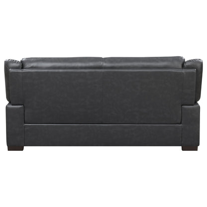 Unique Piece Furniture Arabella 2-piece Upholstered Padded Arm Sofa Set Grey