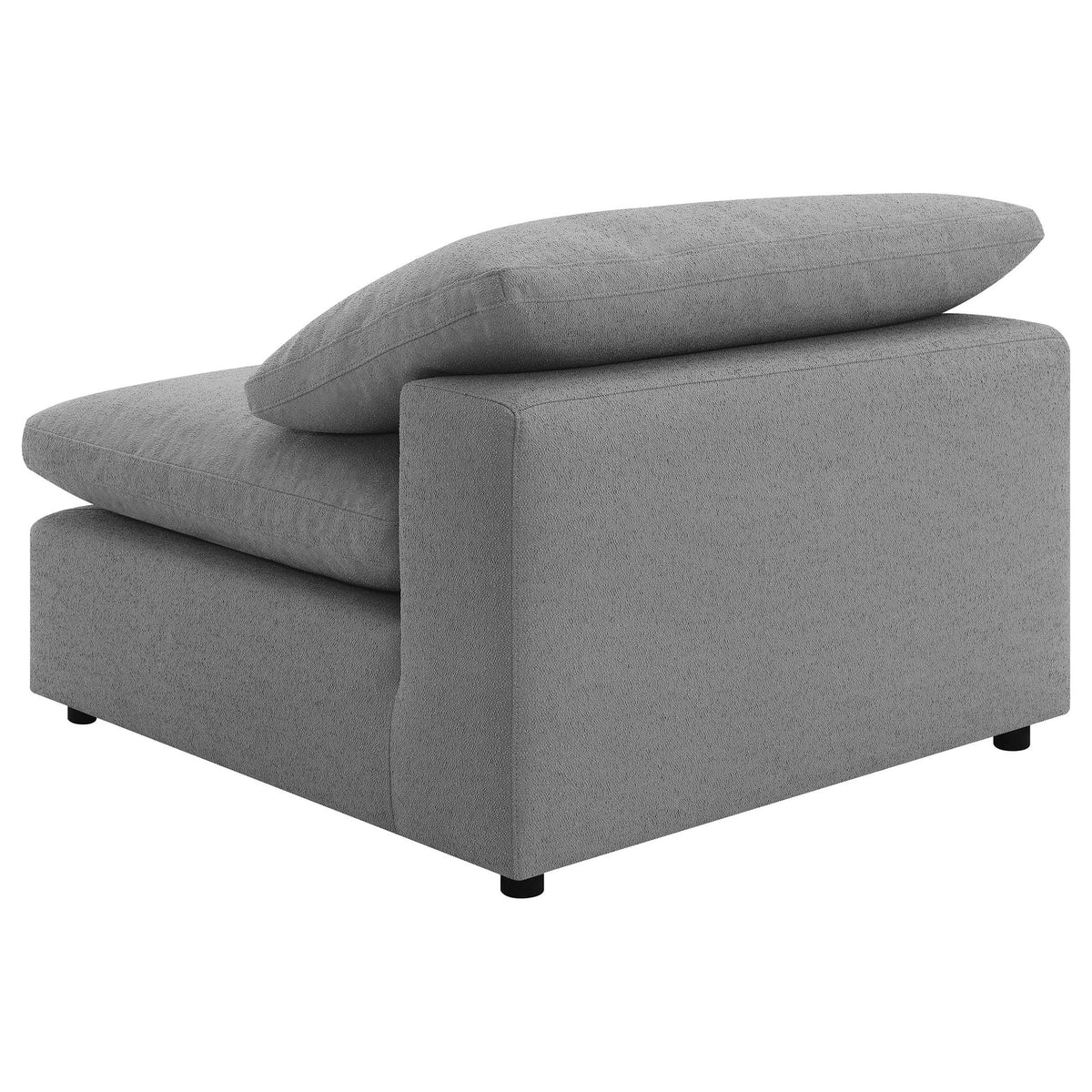 Unique Piece Furniture - Raleigh 5-piece Boucle Upholstered Modular Sectional Grey