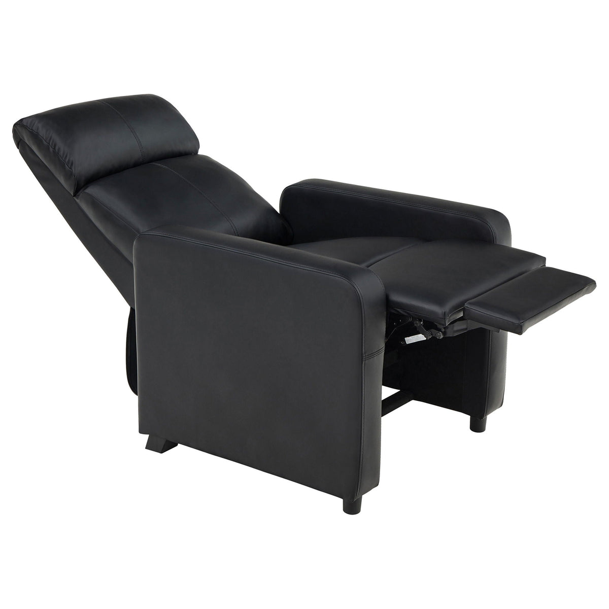 Unique Piece Furniture - Toohey Upholstered Tufted Recliner Living Room Set Black