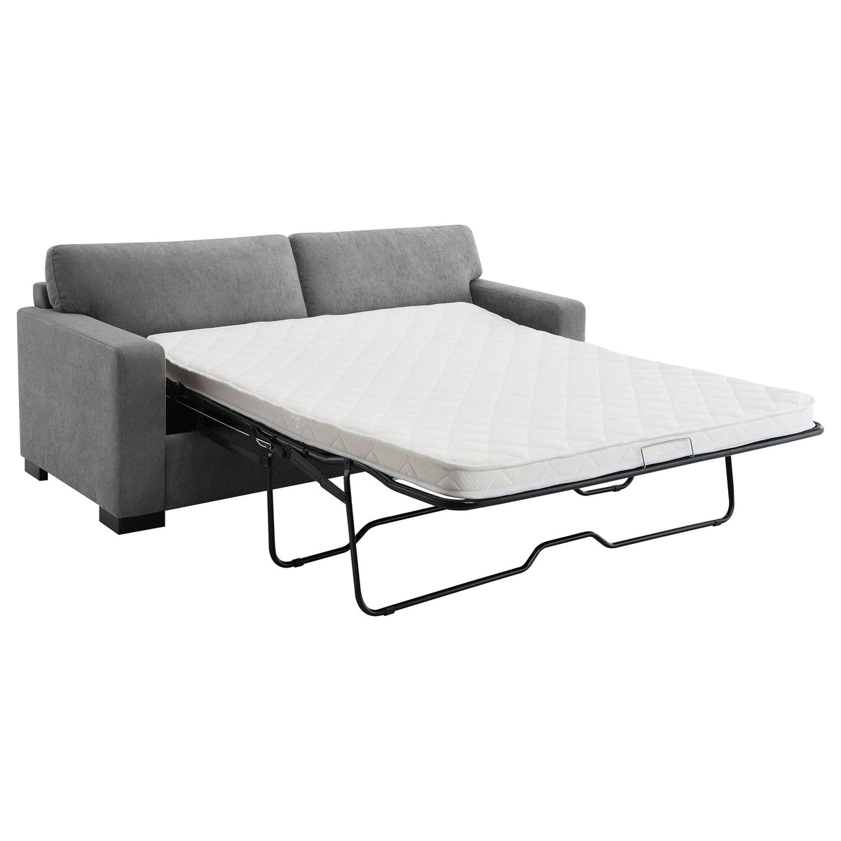 Unique Piece Furniture - Simpson Upholstered Sofa Sleeper with Queen Mattress Grey